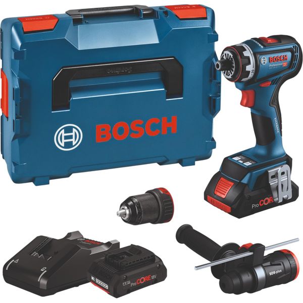 Trapano Avvitatore A Batteria Gsr 18V-90 Fc, 2 Batterie Procore18V 4,0Ah, L-BOXX-image
