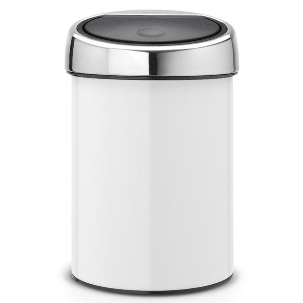 Cestino Touch 3 L Con Inserto In Plastica (L: 18 Cm, P: 18,4 Cm, H: 28 Cm)-image