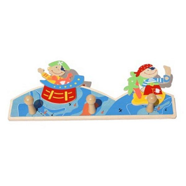 Simply For Kids Houten Kapstok Piraat-image