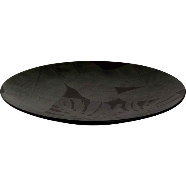 4 X Palmer Jungle Aurora Piatti Piani In Gres (Ceramica) Marrone Verde Ø 31 Cm-image