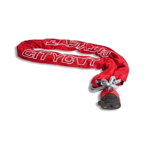 Catenaccio Citycat Con Copertura In Nylon 1500 X 12,5 Mm Rosso-image