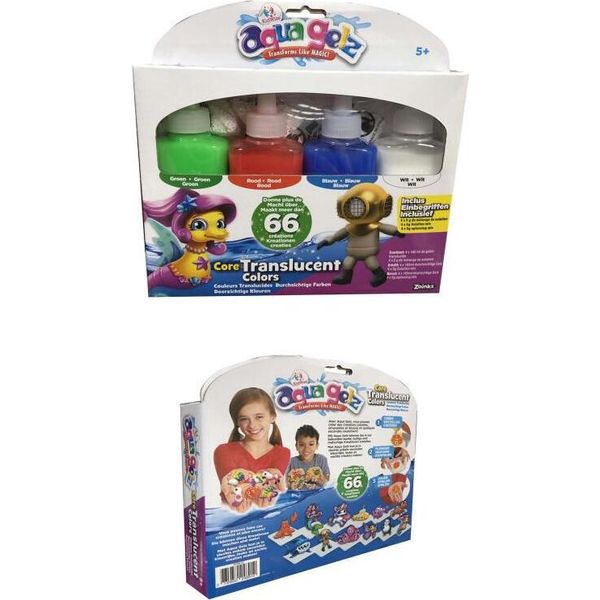 Kidwize Aqua Gelz Figure Traslucide In Gel D'acqua Crea Le Tue Figure In Gomma-image