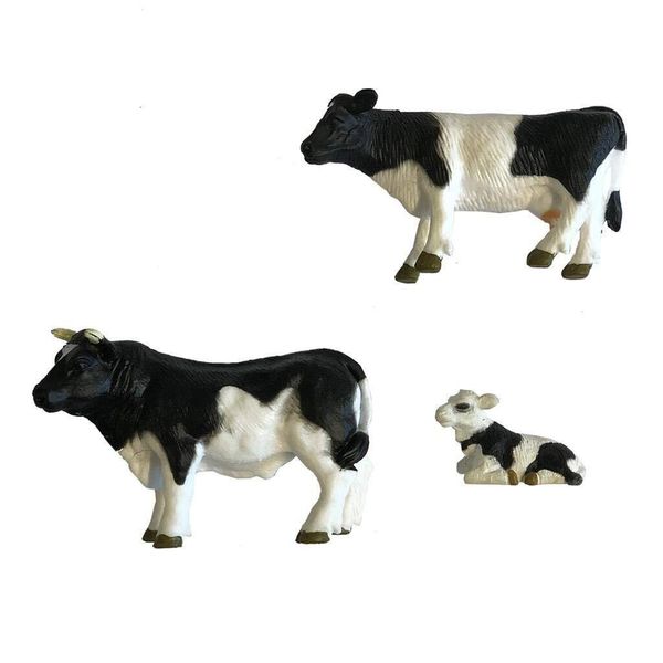 Set Di Mucche Della Serie Dutch Farm Con Toro, Mucca E Vitello-image