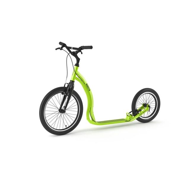 Yedoo Rodstr Scooter In Lega - Per Adulti E Ragazzi, Fino A 150 Kg, Con Pneumatici 20/16 E Manubrio Regolabile Verde-image