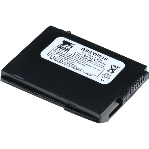 Batteria T6 Power Per Scanner Di Codici A Barre Zebra, Numero Di Parte BTRY-TC7X-46MPP-01, Li-Ion, 3,7 V, 4620 Mah (17 Wh), Nero-image