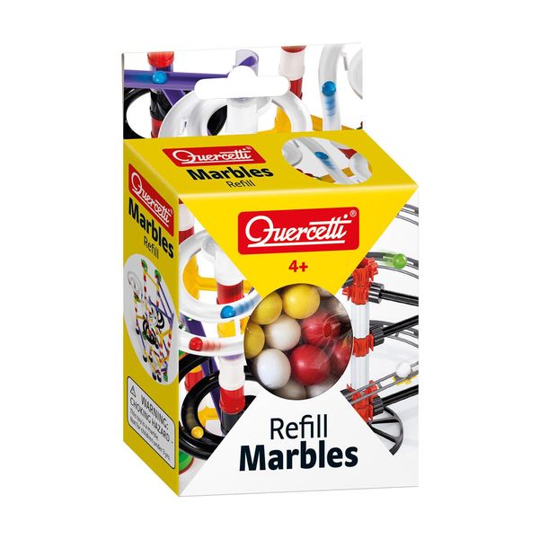 Quercetti Palline Di Ricambio Per Marble Run 14 Mm 100 Pezzi Trasparente Trasparente Taglia Unica-image