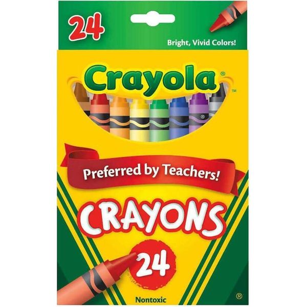 Crayola | Pastelli A Cera - 24 Colori - Non Tossici - Ecologici - Pastelli A Cera Per Bambini-image