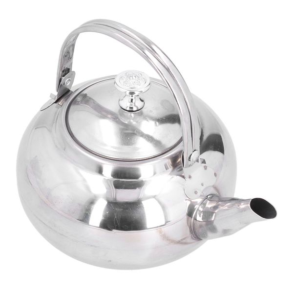 Bollitore Per Tè, In Acciaio Inox, Raffinata Teiera, Caffettiera Con Filtro Per Tè Per Casa, Ristorante, 14 Cm-image