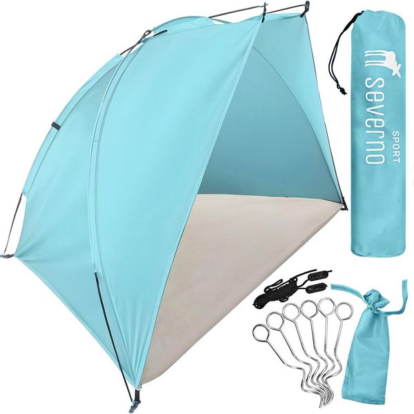 Tenda Da Spiaggia Grande Mezza Tenda 220X120X120Cm + Copertura-image