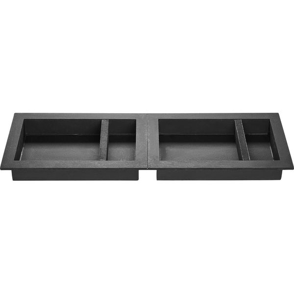 Succebuy Nicchia A Muro Nicchia Per Doccia Mensola Per Doccia Set Di 2 40,6X61X10,2 Cm-image