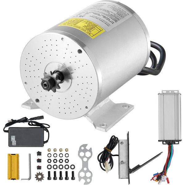 Succebuy Kit Motore Elettrico Brushless Dc Da 1800 W: Motore 48 V 4500 Giri/Min E Regolatore Di Velocità-image