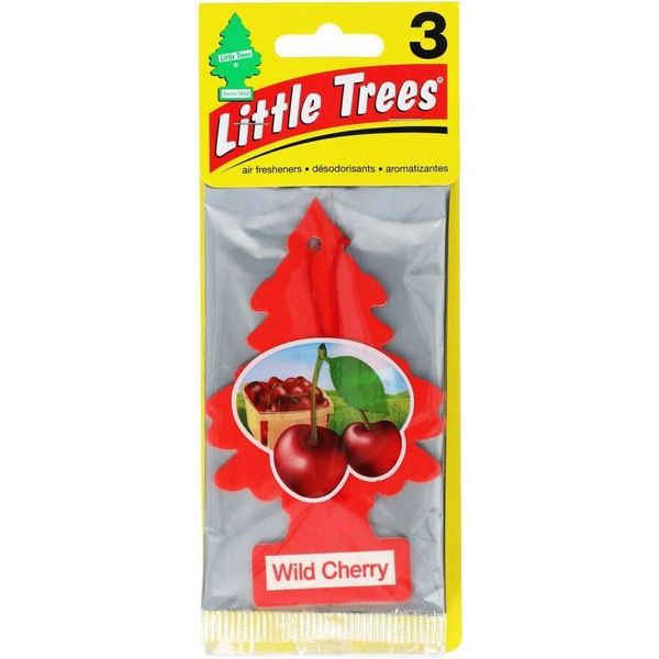 Little Trees | Deodorante Per Ambienti Ciliegia - 3 Pezzi - 25 G - Profumatore Per Auto - Fragrance Tree-image
