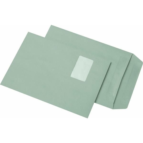Mayer-Network 30005451 Buste Riciclate - C4, Con Finestra, Autoadesive, 90G/Mq, 250 Pezzi-image