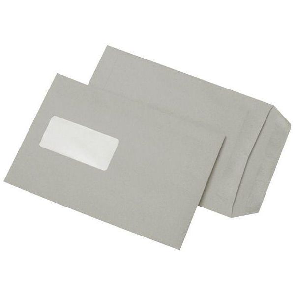 Mayer-Network 30006881 Buste Riciclate - C5, Con Finestra, Autoadesive, 80G/Mq, 500 Pezzi-image