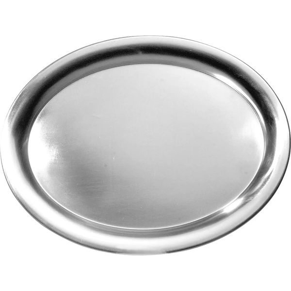 Contacto Tablett 18/10 Edelstahl, Oval, Matt, LäNge: 230 Mm, Breite: 175 Mm-image
