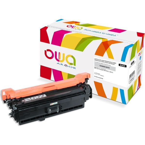 Armor Owa - Alta Capacità - Nero - Compatibile - Rifabbricato - Cartuccia Di Toner (Alternativo A: Hp CE400X) --image