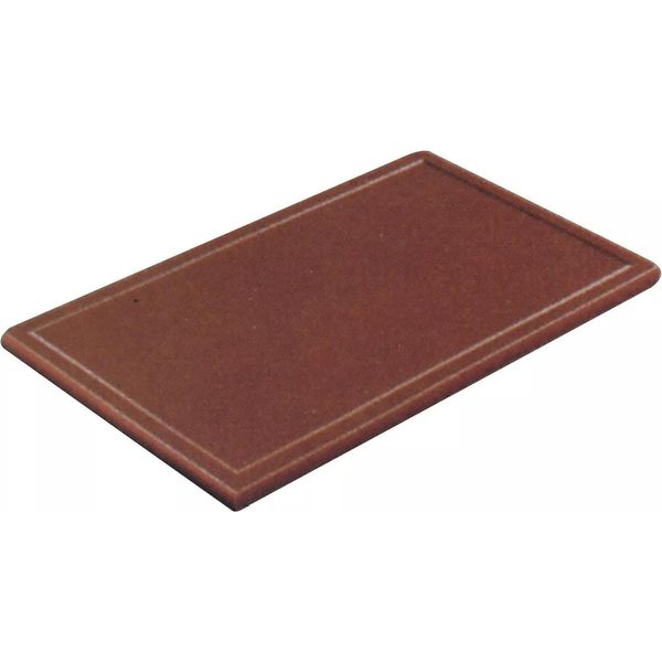 Tagliere Con Scanalatura, Con Piedini, Gn 1/1, Altezza 20 Mm, Marrone-image