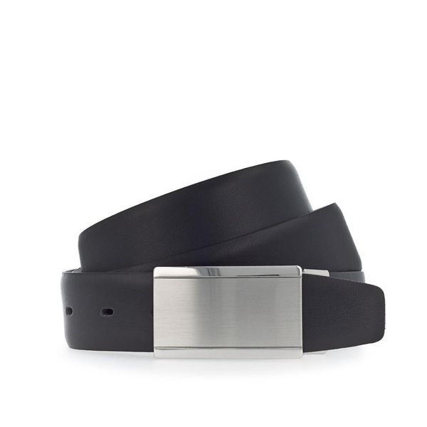 Vanzetti Pelle Cintura Dresscode: Business 35Mm Cambered Belt W105 Black Nero-image