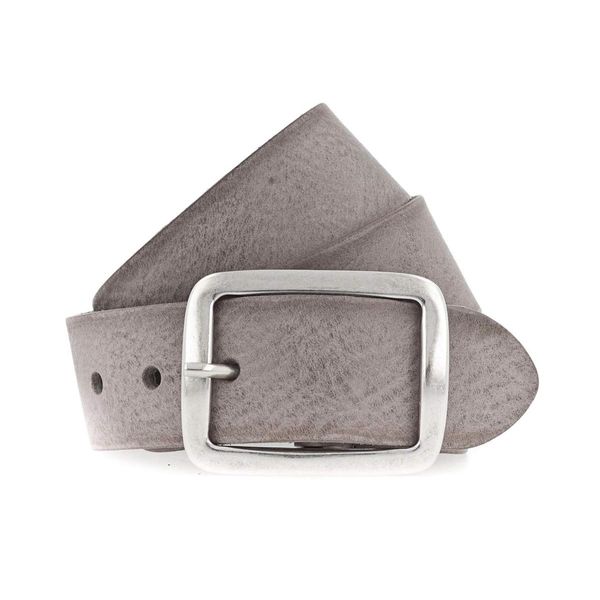 Vanzetti Pelle Cintura Genuine Beauty 40Mm Full Leather Belt W80 Mouse Gray Grigio-image
