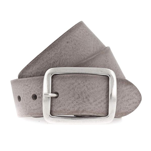 Vanzetti Pelle Cintura Genuine Beauty 40Mm Full Leather Belt W75 Mouse Gray Grigio-image