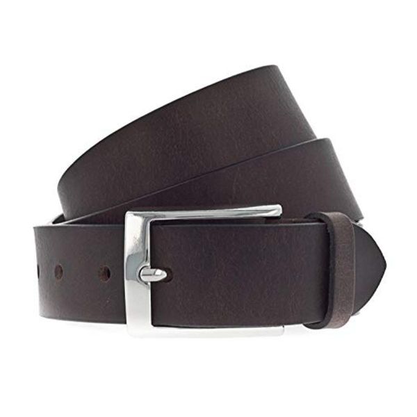 Vanzetti Pelle Cintura Dresscode: Business 35Mm Full Leather Belt W90 Dark Brown Marrone-image
