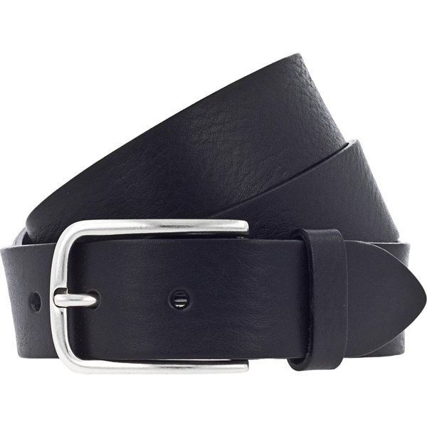 Vanzetti Pelle Cintura Denim Love 35Mm Full Leather Belt W95 Black Nero-image