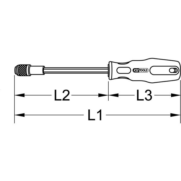 Ks Tools Cacciavite Con Punta Da 1/4" Ergotorqueplus - 159.2145"-image