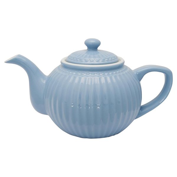 Greengate Teiera Alice Blu Brocca Da 1 Litro Teiera Da Tavola Per Tutti I Giorni Sky Blue-image