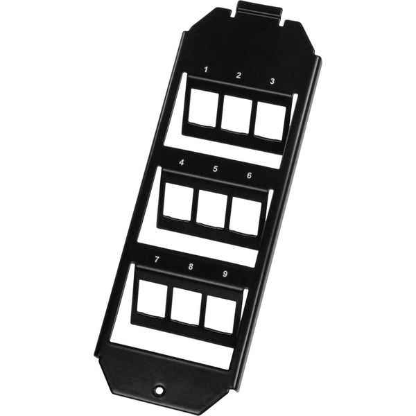 Logilink Professional NK4061 Supporto Per Scatola Da Pavimento Logilink, A 3 Vie, Per 9 Moduli Keystone-image