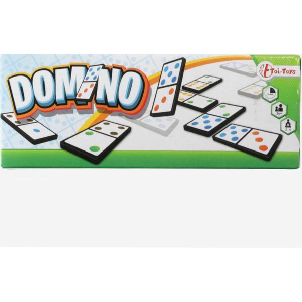 Toi-Toys - Gioco Del Domino - Gioco Versatile Di Numeri E Colori Gioco Di Società Gioco Di Famiglia Gioco Del Cervello-image