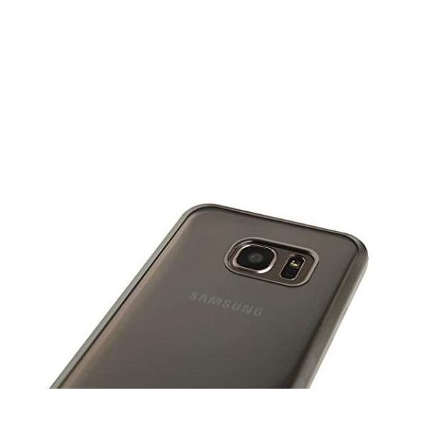 Custodia Posteriore Electro-Style Softcover Silver Per Samsung Galaxy S7 Edge-image