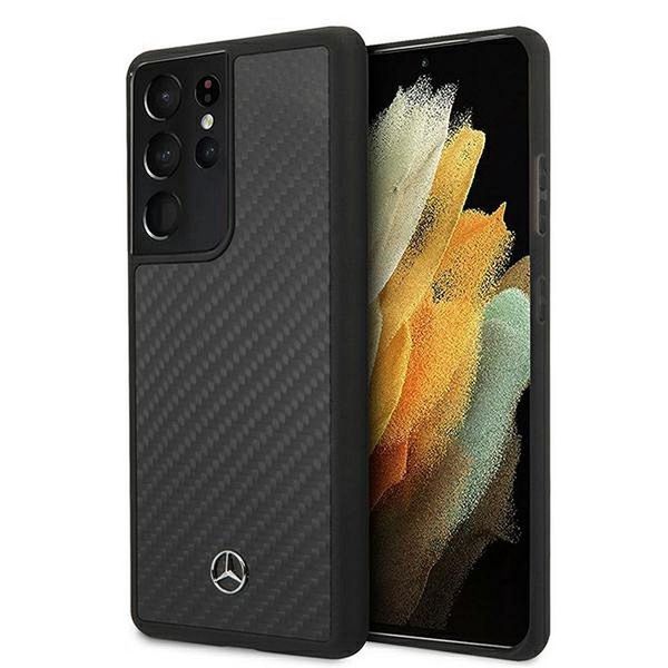 Mercedes Mehcs21Lrcabk S21 Ultra G998Czarny/Black Carbon Hardcase Dynamic Line-image