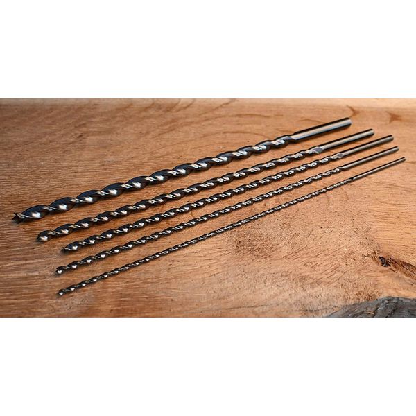 Famag Set Di 5 Punte Elicoidali Per Legno HSS-G Per Hotel Per Insetti Ø 3, 4, 5, 6, 8 Mm - 1599.805-image