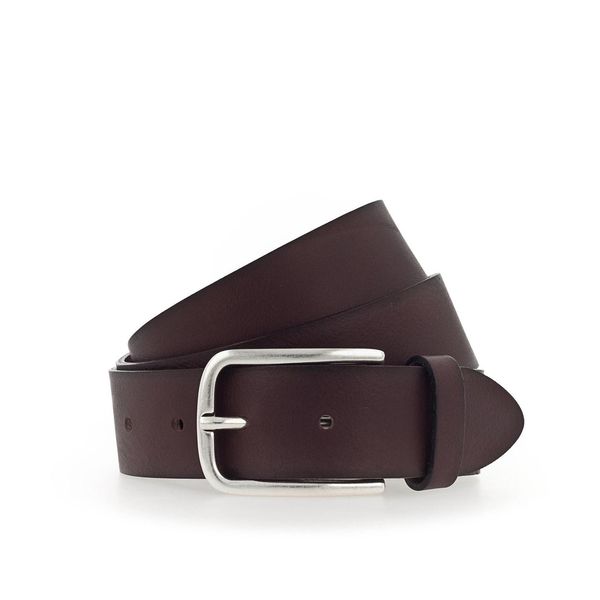 Vanzetti Pelle Cintura Denim Love 35Mm Full Leather Belt W85 Dark Brown Marrone Scuro-image