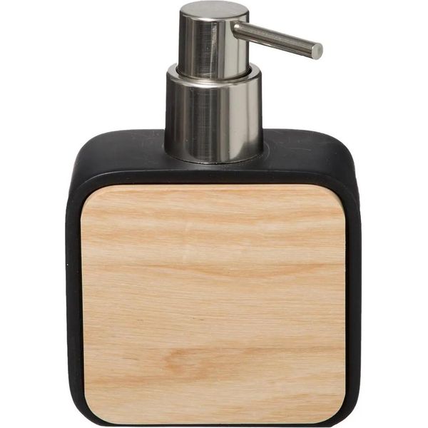 5Five Simply Smart | Distributore Di Sapone - Natureo Black - 200 Ml - Design Moderno - Elegante Pompa In Acciaio-image