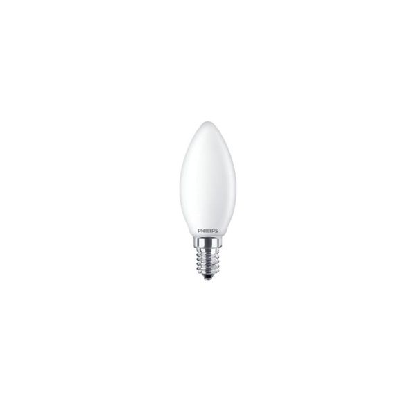 Philips Led Candela A Filamento 4,3W = 40W E14 Opaco 470Lm Luce Diurna 6500K Bianco Freddo-image