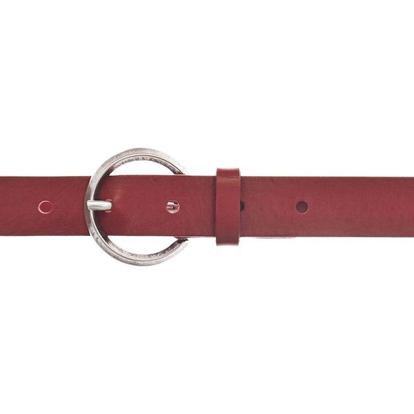 Vanzetti Pelle Cintura Cintura In Vita 25Mm Leather Belt W95 Red Rosso-image