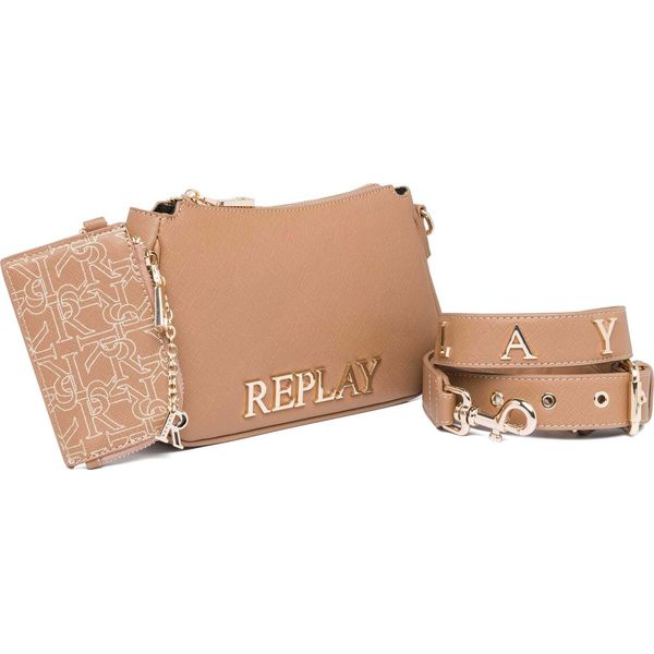 Replay Borsa A Tracolla Borsa A Tracolla Crossbody Bag Dirty Pale Beige-image