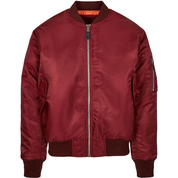 Build Your Brandit 3149 | Bomber Da Uomo, Giacca MA1 - Colore: Borgogna - Taglia: 3XL-image