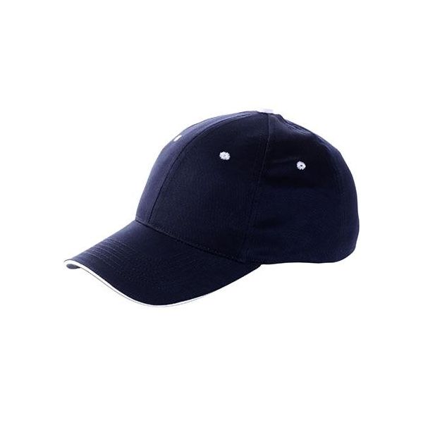 Cappello Da Baseball Con Chiusura A Velcro / Berretto / Cappello - Colore: Blu - Taglia: Unica-image