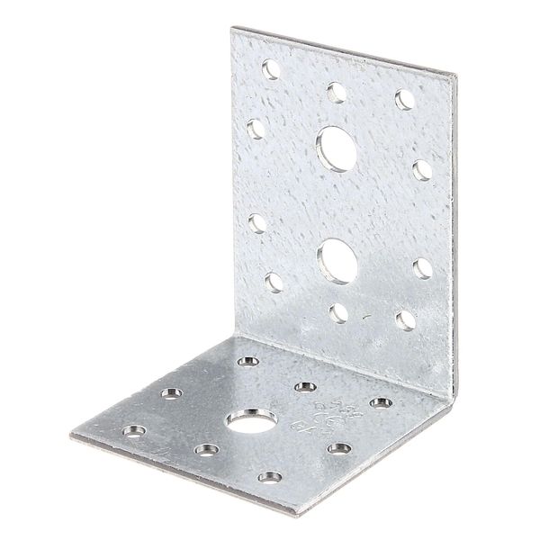 Alberts 329983 Connettore Angolare, Zincato Sendzimir, 60 X 80 X 60 Mm, Set Da 6-image