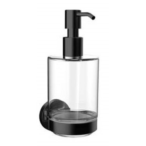 Distributeur De Savon Rond Emco, RéCipient En Verre Cristal, ModèLe Mural, 432113300, 432113300-image