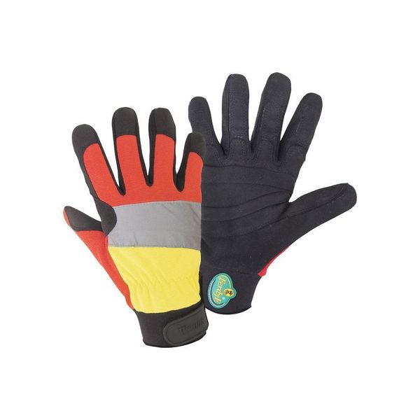 Guanto Di Sicurezza Forestale Woods Mechanics Taglia Xxl Nero/Rosso/Giallo Psa Iii 1973-XXL-image