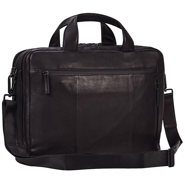 Leonhard Heyden Cartella Laptop Bag Con Scomparto Per Laptop Den Haag Briefbag 2 Compartment Black Nero-image