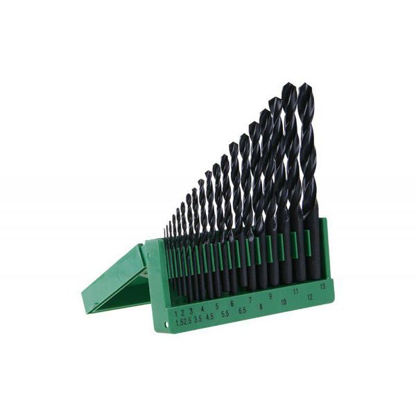 Levior Set Di Punte Hss Da 1 A 13 Mm (0,5 Mm Ciascuna) 19 Pezzi In Plastica-image