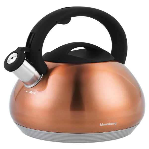 Klausberg Bollitore Con Fischietto 2,7L Copper 7751-image