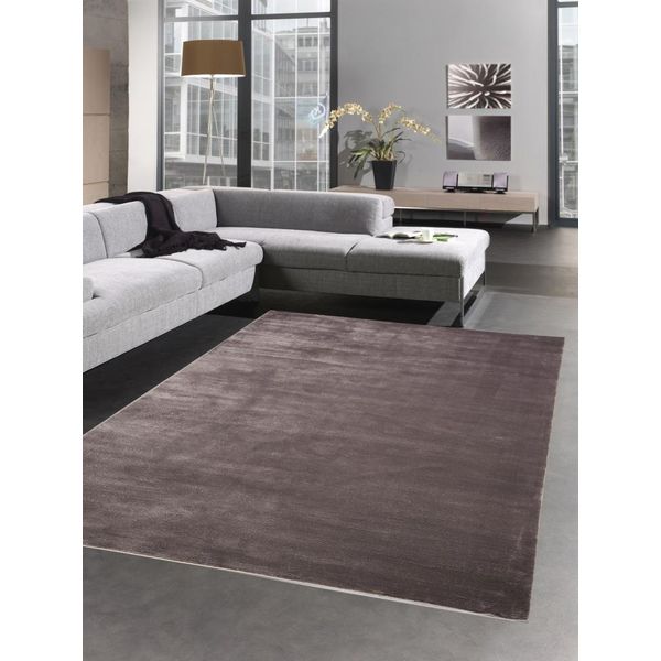 Tappeto Da Salotto In Moquette Uni Brown Dimensioni - 120X170 Cm-image