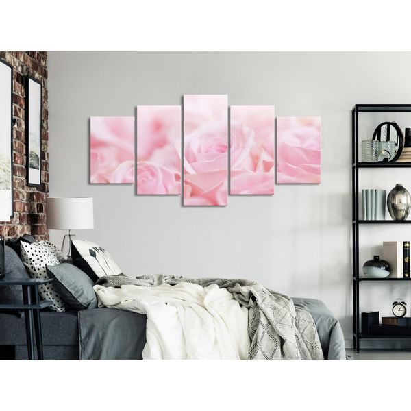 Fiori Rose Quadro Di Vetro Acrilico Quadri Di Vetro Moderni Da Parete Immagini B-B-0473-K-M-image