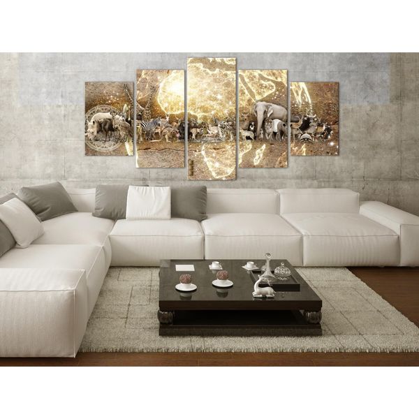 Animali Africa Quadro Di Vetro Acrilico Quadri Di Vetro Moderni Da Parete Immagini G-C-0312-K-M-image