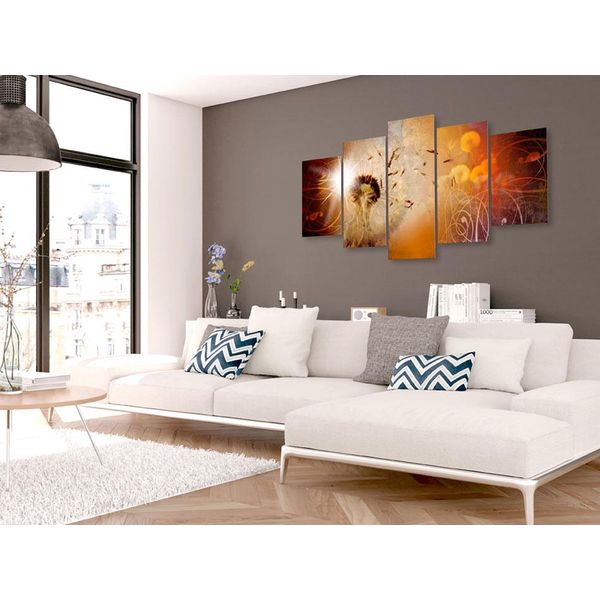 Pusteblume Abstrakt Quadro In Vetro Acrilico Quadri Moderni Da Parete Quadri In Vetro B-A-0302-K-M-image